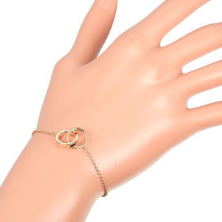Tiffany & Co. 1837 Interlocking Circles Chain Bracelet 18K Rose Gold