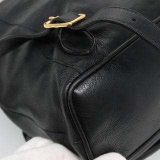 Gucci Vintage Bamboo Backpack Leather