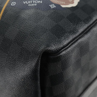 Louis Vuitton Keepall Bandouliere Bag Limited Edition Damier Graphite LV League