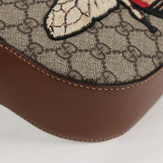 Gucci Chain Crossbody Bag Blooms Print GG Coated Canvas