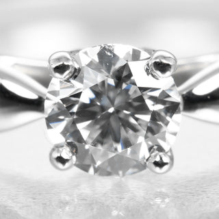 Tiffany & Co. Harmony Solitaire Ring Platinum with RBC Diamond I/VS1