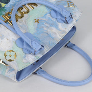 Louis Vuitton Montaigne Handbag Limited Edition Jeff Koons Van Gogh Print Canvas