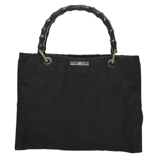 Gucci Vintage Bamboo Handle Tote Nylon