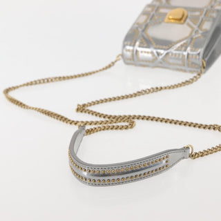 Christian Dior Ultra Matte Diorama Vertical Clutch on Chain Studded Leather