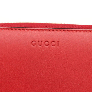 Gucci Bamboo Tassel Zip Organizer Wallet Leather