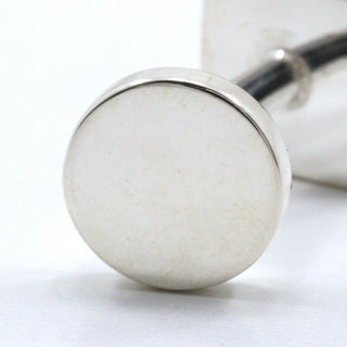 Gucci Logo square cuffs Silver 925