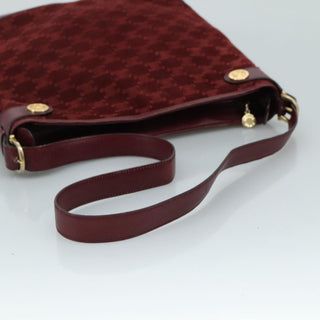 Celine Vintage Macadam Shoulder Bag Suede