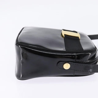 Salvatore Ferragamo Vara Bow camera Shoulder Bag Patent Leather