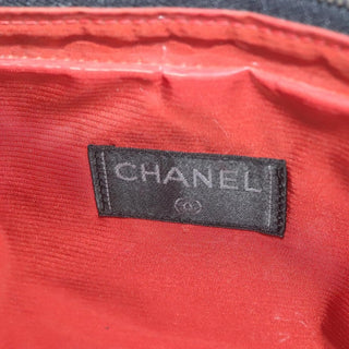 Chanel Travel Line Boston Bag Printed Nylon