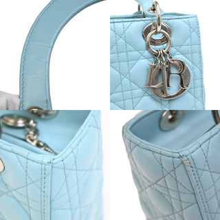 Christian Dior Lady Dior Bag Leather