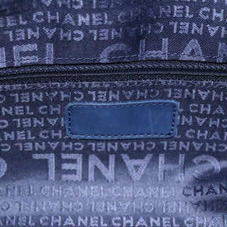 Chanel Vintage Bowler Bag Printed Canvas