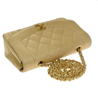 Chanel Vintage Diana Flap Bag Quilted Lambskin