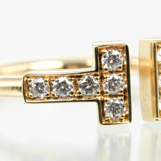 Tiffany & Co. T Wire Ring 18K Yellow Gold