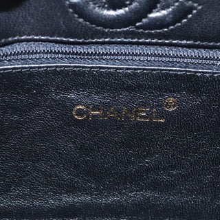 Chanel Vintage Octagon CC Flap Bag Quilted Leather