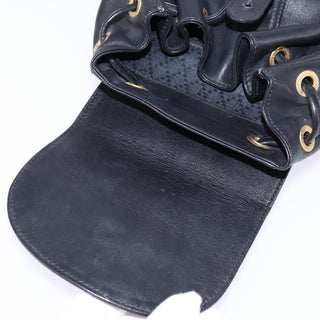 Gucci Vintage Bamboo Backpack Leather