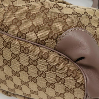 Gucci Sukey Top Handle Satchel GG Canvas with Leather