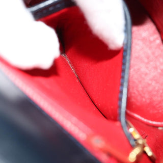 Celine Vintage Circle Logo Crossbody Bag Leather