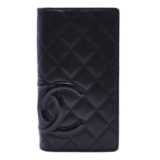 Chanel Cambon Bifold Wallet Quilted Lambskin