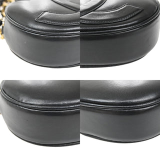 Chanel Vintage CC Oval Chain Bag Leather