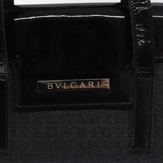 Bvlgari B.Zero1 Logomania Bag Canvas with Leather
