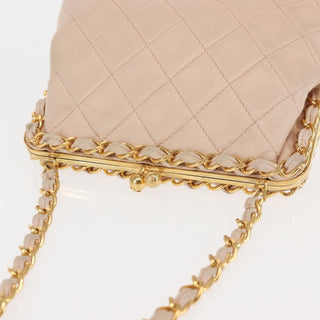 Chanel Kiss lock shoulder bag Leather