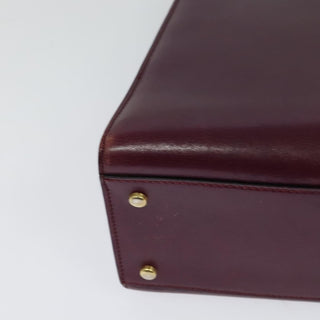 Celine Circle Logo Handbag Leather