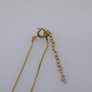 Christian Dior CD Pendant Necklace Gold-plated