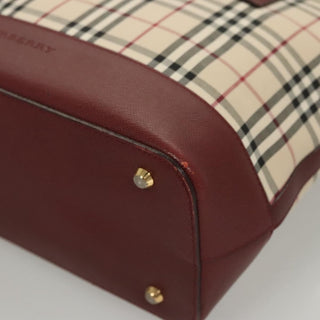 Burberry Nova Check Tote canvas check pattern