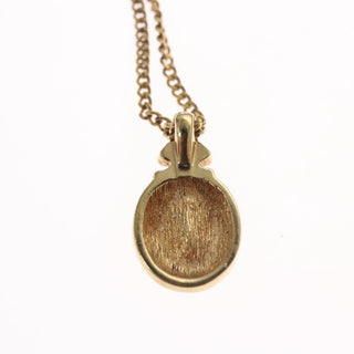 Christian Dior CD Pendant Necklace Metal