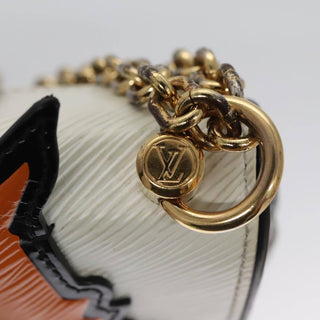 Louis Vuitton Orange Cat Shoulder Bag Limited Edition Grace Coddington Epi Leather and Catogram Canvas