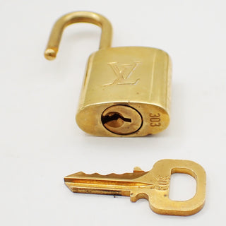 Louis Vuitton Cadenas Bag Charm Gold-plated