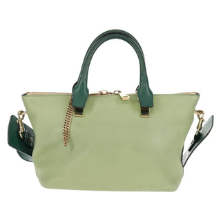 Chloe Bicolor Baylee Satchel Leather