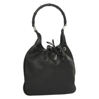 Gucci Vintage Bamboo Shoulder Bag Leather
