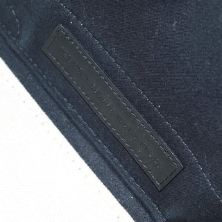 Balenciaga Navy Cabas Canvas with Leather