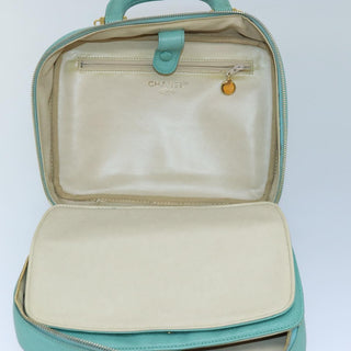 Chanel Vintage Timeless Zip Around Vanity Case Caviar