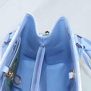 Louis Vuitton Montaigne Handbag Limited Edition Jeff Koons Van Gogh Print Canvas