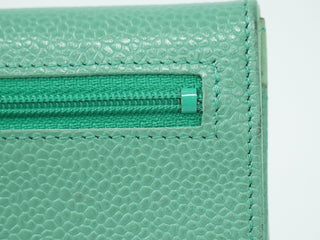 Chanel CC Compact Wallet Caviar