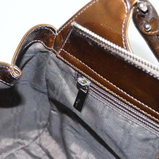 Salvatore Ferragamo Gancini Zip Tote Leather