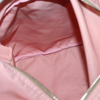 Prada Side Pocket Bauletto Bag Nylon with Leather