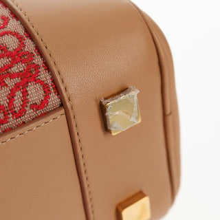 Loewe Amazona Bag Leather and Jacquard Canvas