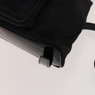 Gucci Vintage Bamboo Backpack Canvas and Leather