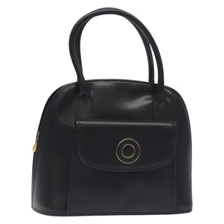 Celine Circle Logo Handbag Leather
