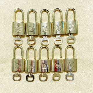 Louis Vuitton Cadenas Bag Charm Gold-plated
