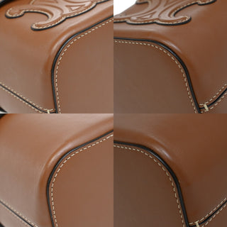 Celine Cuir Triomphe Box Bag Leather