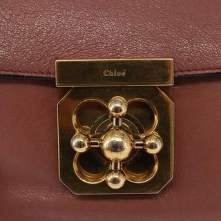 Chloe Elsie Chain Shoulder Bag Leather