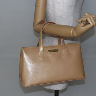 Louis Vuitton Wilshire Handbag Monogram Vernis