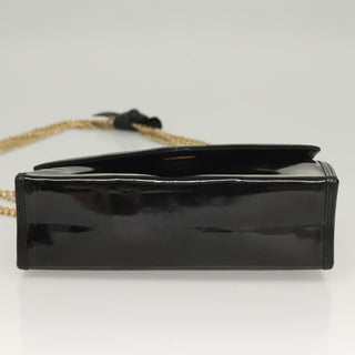 Chanel Vintage Envelope Flap Messenger Bag Patent Leather