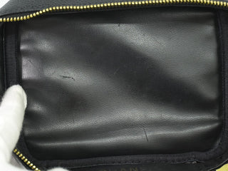 Chanel Vintage Timeless Cosmetic Case Caviar