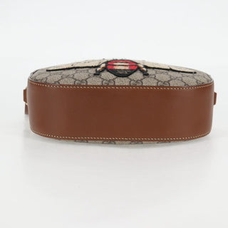 Gucci Chain Crossbody Bag Blooms Print GG Coated Canvas