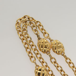 Chanel CC Quilted Medallion Chain Belt Metal